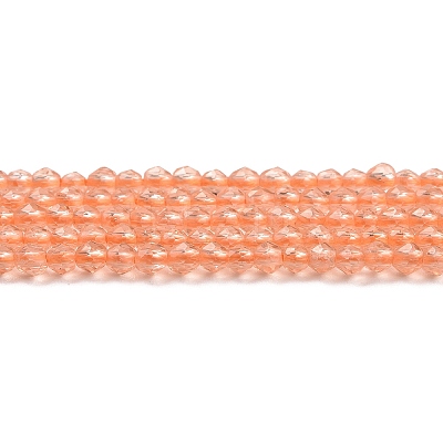 Transparent Glass Beads Strands GLAA-H021-03-03-1