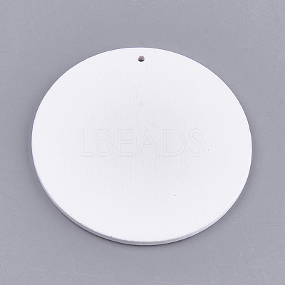 Printed Wooden Big Pendants WOOD-S048-71-1