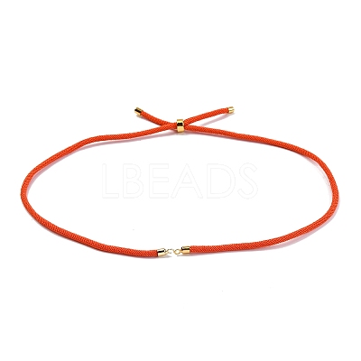 Nylon Cords Necklace Making AJEW-P116-03G-17-1