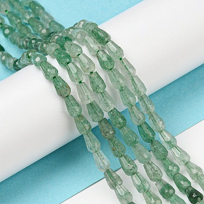 Natural Green Strawberry Quartz  Beads Strands G-C080-B04-01-1