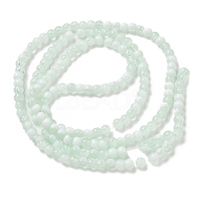 Crackle Glass Beads Strands GLAA-U001-4mm-01-1