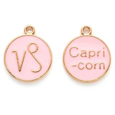 Alloy Enamel Pendants X-ENAM-S124-01A-09E-1