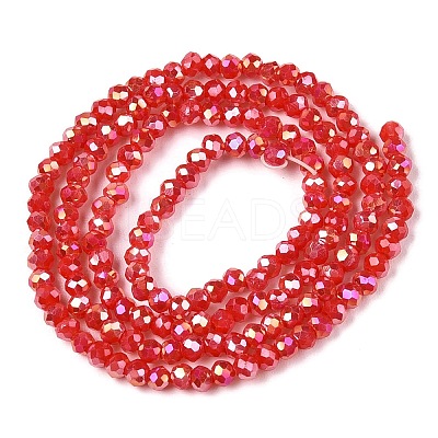 Electroplate Glass Beads Strands LS-EGLA-A044-P1mm-B22-1