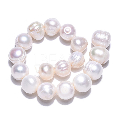 Natural Cultured Freshwater Pearl Beads Strands PEAR-N013-10F-1