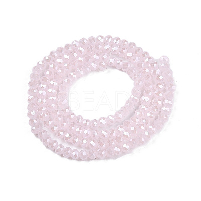 Electroplate Glass Beads Strands EGLA-A044-J1mm-A02-1