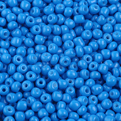 Baking Paint Glass Seed Beads SEED-S003-K17-1