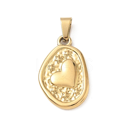 304 Stainless Steel Pendants SA-CBA34D4-03A-G-1