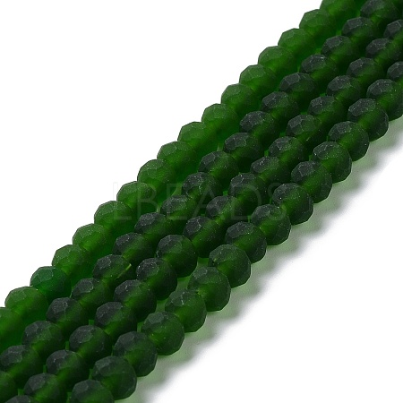 Transparent Glass Beads Strands EGLA-A044-T8mm-MD24-1