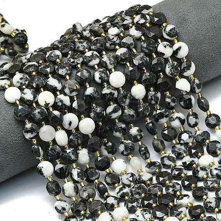 Natural Australia Zebra Jasper Beads Strands G-C116-A60-02-1