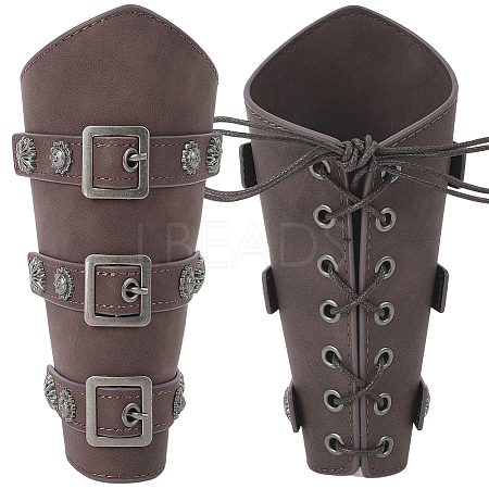Imitation Leather Cuff Cord Bracelets AJEW-WH20033-034B-1