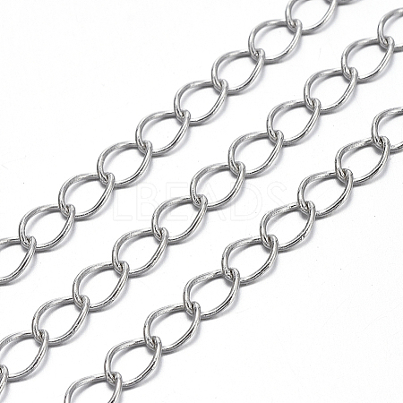 Brass Twisted Chains LS-CHC-Q001-5x4mm-P-1