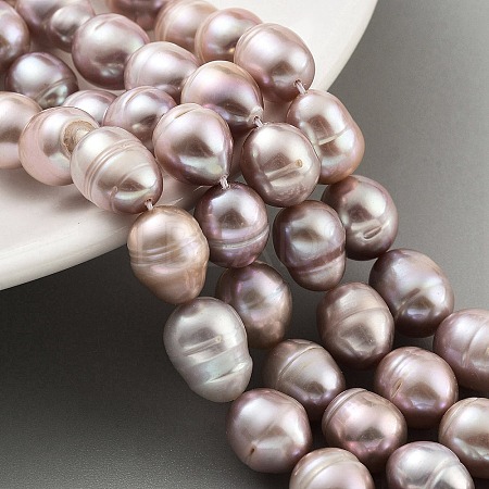 Natural Cultured Freshwater Pearl Beads Strands  PEAR-P062-13F-1