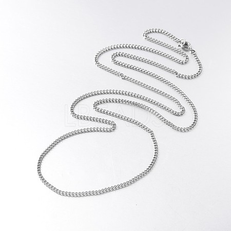 Iron Twisted Chain Necklaces NJEW-JN01046-02-1