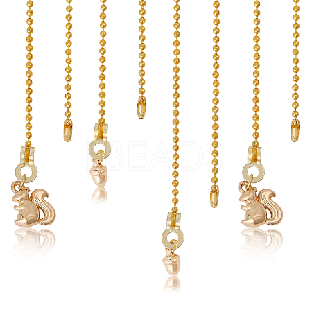 Brass Ceiling Fan Pull Chain Extenders HJEW-GL00005-1