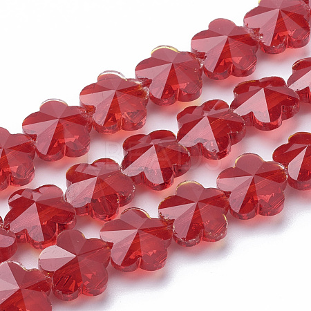 Transparent Glass Beads GLAA-Q066-14mm-C13-1