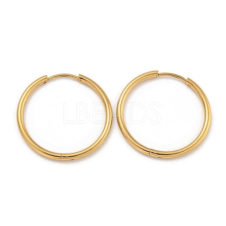 PVD Vacuum Plating 304 Stainless Steel Huggie Hoop Earrings for Women EJEW-F280-07D-G-1