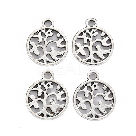 Tibetan Style Alloy Pendants TIBEP-N011-020-1