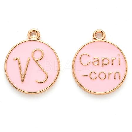 Alloy Enamel Pendants X-ENAM-S124-01A-09E-1
