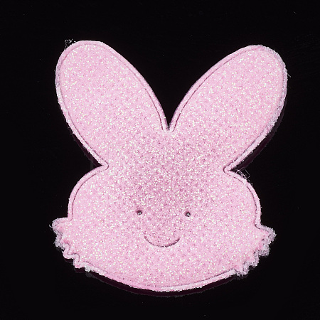 Glitter Bunny PU Patches X-FIND-S282-02A-1