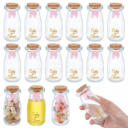 16Pcs Glass Bottle AJEW-UN00053-1