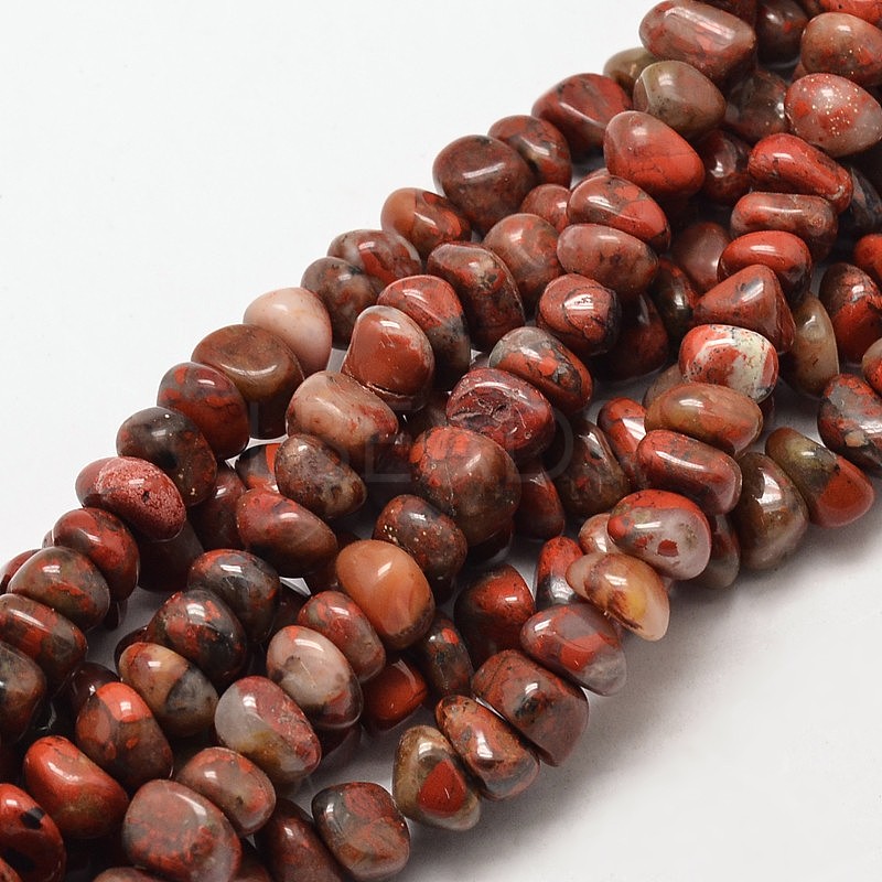 Dyed Carnelian Chip Beads Strands - Lbeads.com