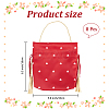 Heart Printed Cloth Drawstring Storage Bags ABAG-WH20010-20C-01-2