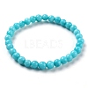 Dyed Natural Jade Beads Stretch Bracelets BJEW-G633-A-3