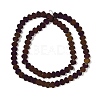 Electroplated Natural Lava Rock Beads Strands G-Q1009-G01-02-3