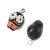Halloween Opaque Acrylic & Alloy Pendants PALLOY-JF05969-01-2