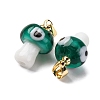Handmade Lampwork Pendants LAMP-S069-06G-03-2