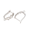 Brass Hoop Earring Findings KK-CBA5558-03P-2