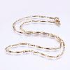 304 Stainless Steel Chain Necklaces STAS-P164-08G-1