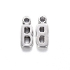 Tibetan Style Alloy Pendants TIBE-S108-108B-AS-RS-2