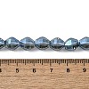 Electroplate Glass Beads Strands EGLA-L045-H-FR01-4