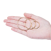 304 Stainless Steel Hoop Earrings EJEW-PH0002-02-4