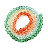Gradient Color Baking Paint Glass Bead Strands X1-DGLA-A039-T2mm-A013-2