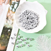 Craft White Acrylic Beads MACR-YW0001-13-5