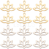 24Pcs 2 Colors 201 Stainless Steel Pendants STAS-SC0005-73-1