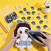 20 Pairs Felt Computerized Embroidery Iron on Sew on Patches PATC-PH0001-96-3