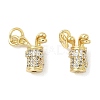 Brass Micro Pave Cubic Zirconia Pendants KK-Z120-29G-1