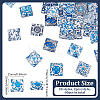 1Set Glass Cabochons GGLA-PH0001-65C-2