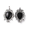 Natural Obsidian Big Pendants G-P496-01P-17-2