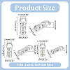 18Pcs 3 Styles 925 Sterling Silver Cord End STER-PH0002-11-2