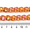 Electroplate Glass Beads Strands EGLA-N012-07L-4