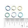 6 Colors Aluminum Wire Open Jump Rings ALUM-X0001-01A-3