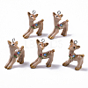 Resin Pendants X-RESI-T028-67-1