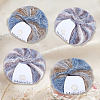 4 Skeins 2 Colors Segment Dyed Mohair Yarn OCOR-CY0002-51B-7