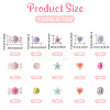 Transparent Acrylic Beads TACR-PH0001-67-2