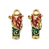 Alloy Enamel Pendants FIND-A049-12G-1