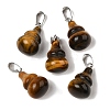 Natural Tiger Eye Pendants G-B127-03P-02-2